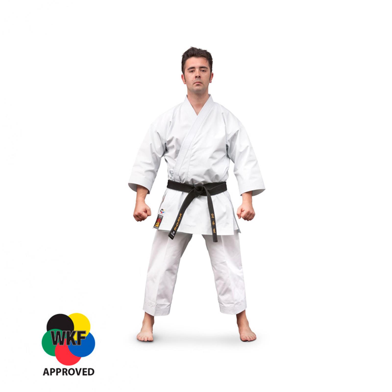 Dae Do Karategi Master Kata Shihan Kimono Omologato WKF (1° - 140cm - BIANCO)