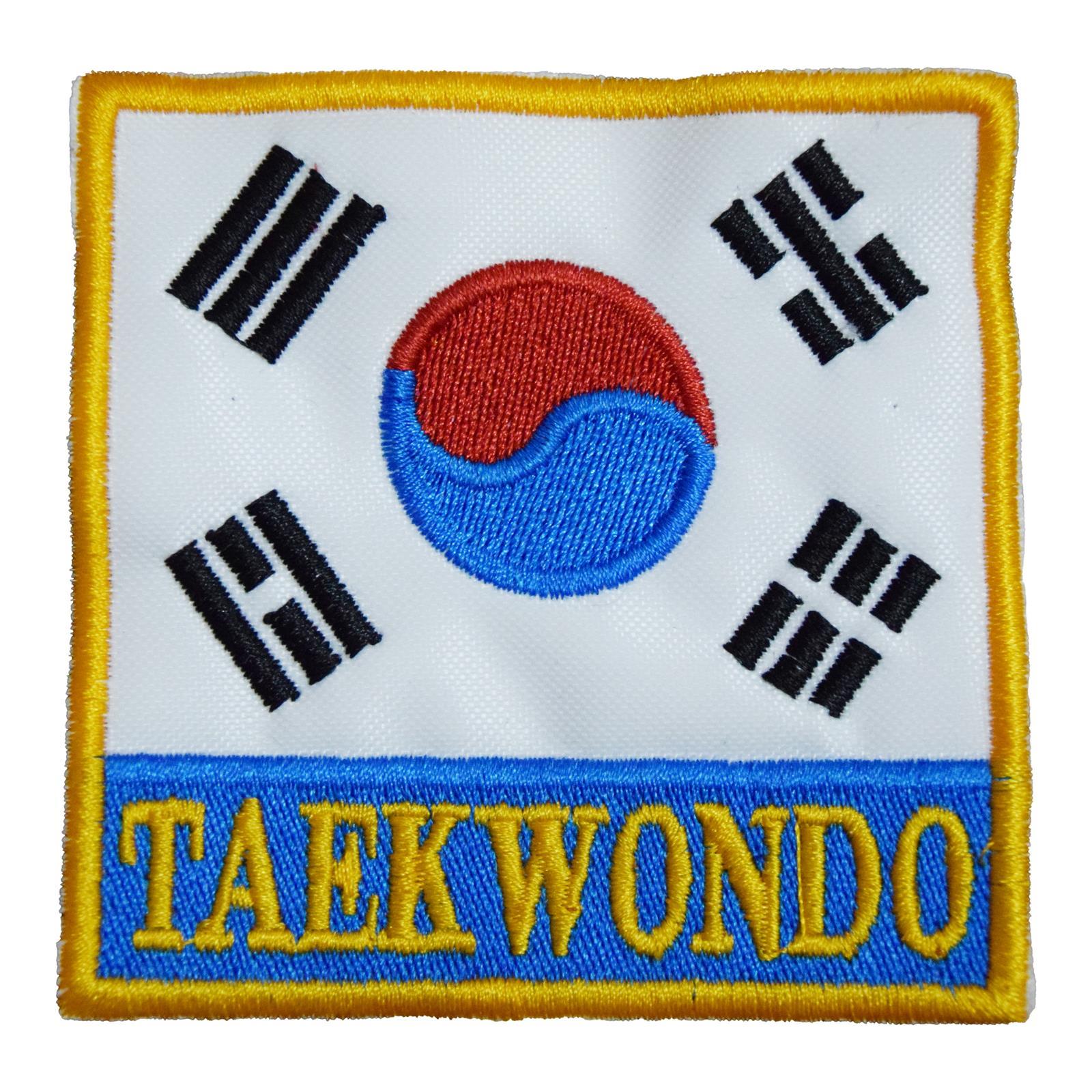 Dae Do Toppa con bandiera Koreana più Taekwondo