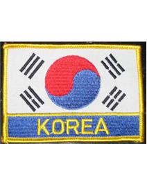 Toppa con bandiera Koreana